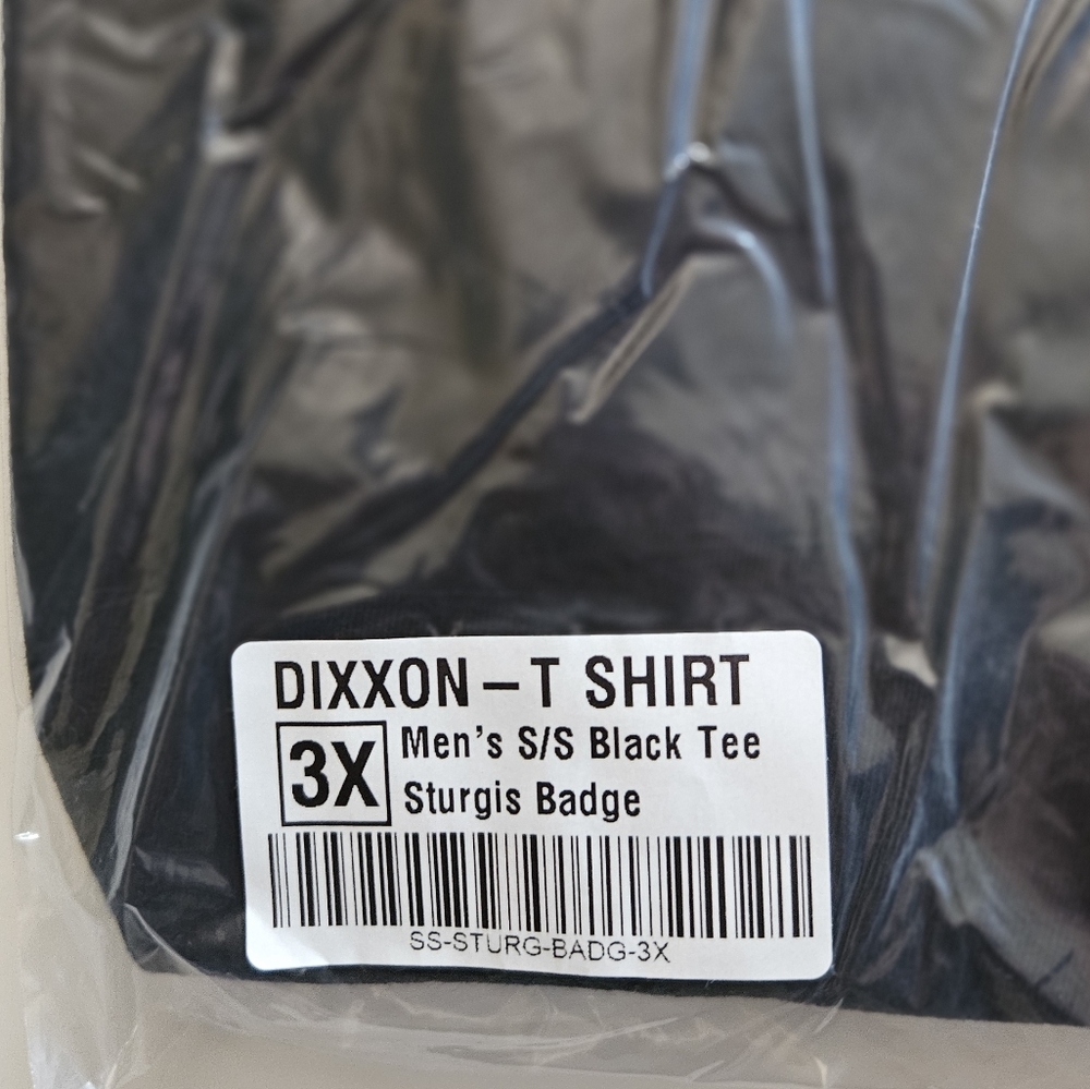 Genuine Dixxon Flannel Co Sturgis SD Badge Black Tee T-shirt XL 2XL 3 XL - Picture 6 of 6